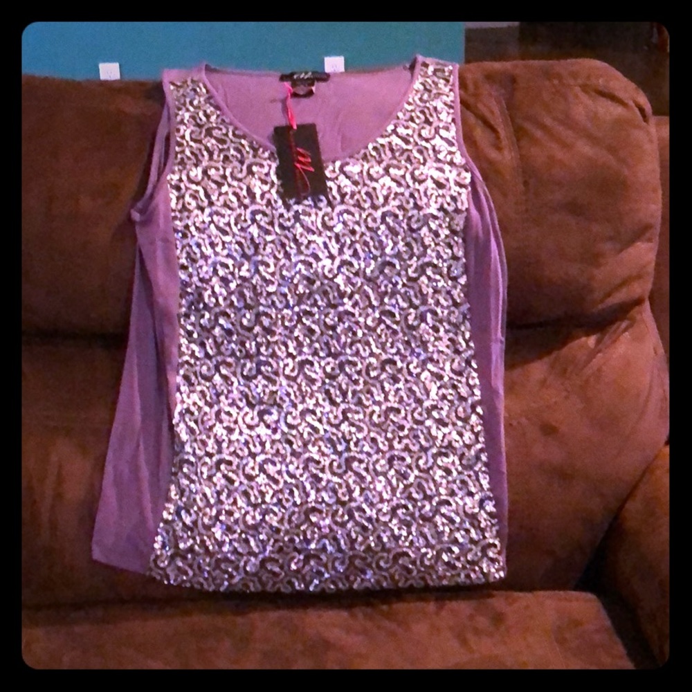Midnight Velvet sequin top